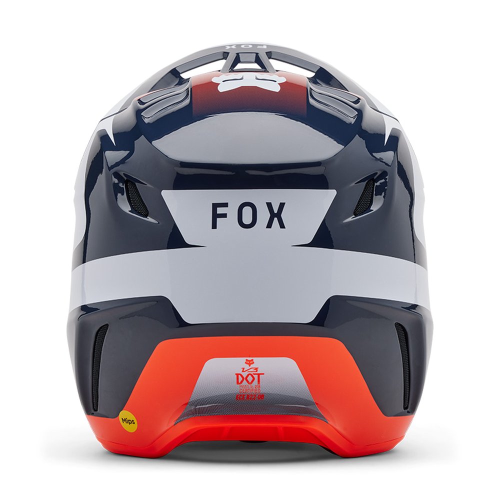 FOX V3 DIVIDER Motocross Helm Midnight