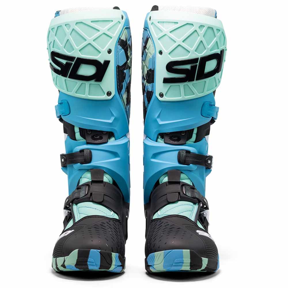 SIDI Crossfire X Motocross Stiefel messy cyan