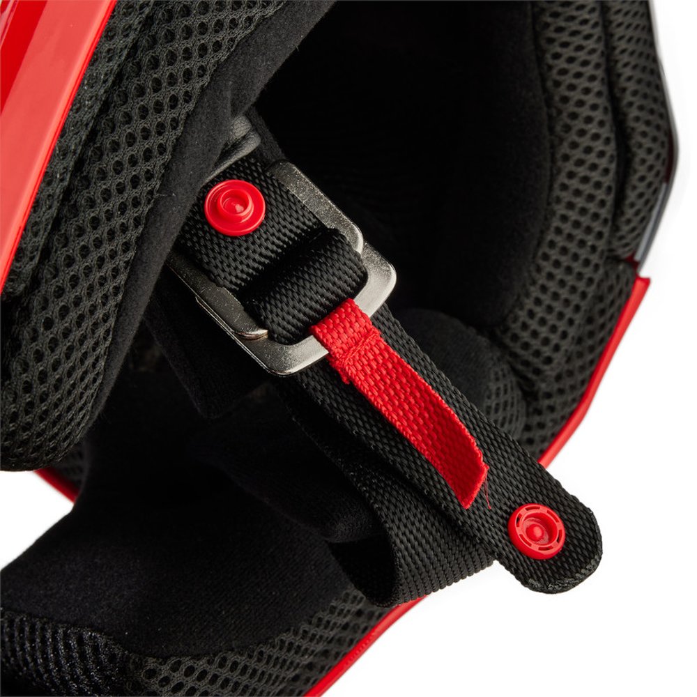 FOX V1 FLORA HELMET Motocross Helm Neon Rot