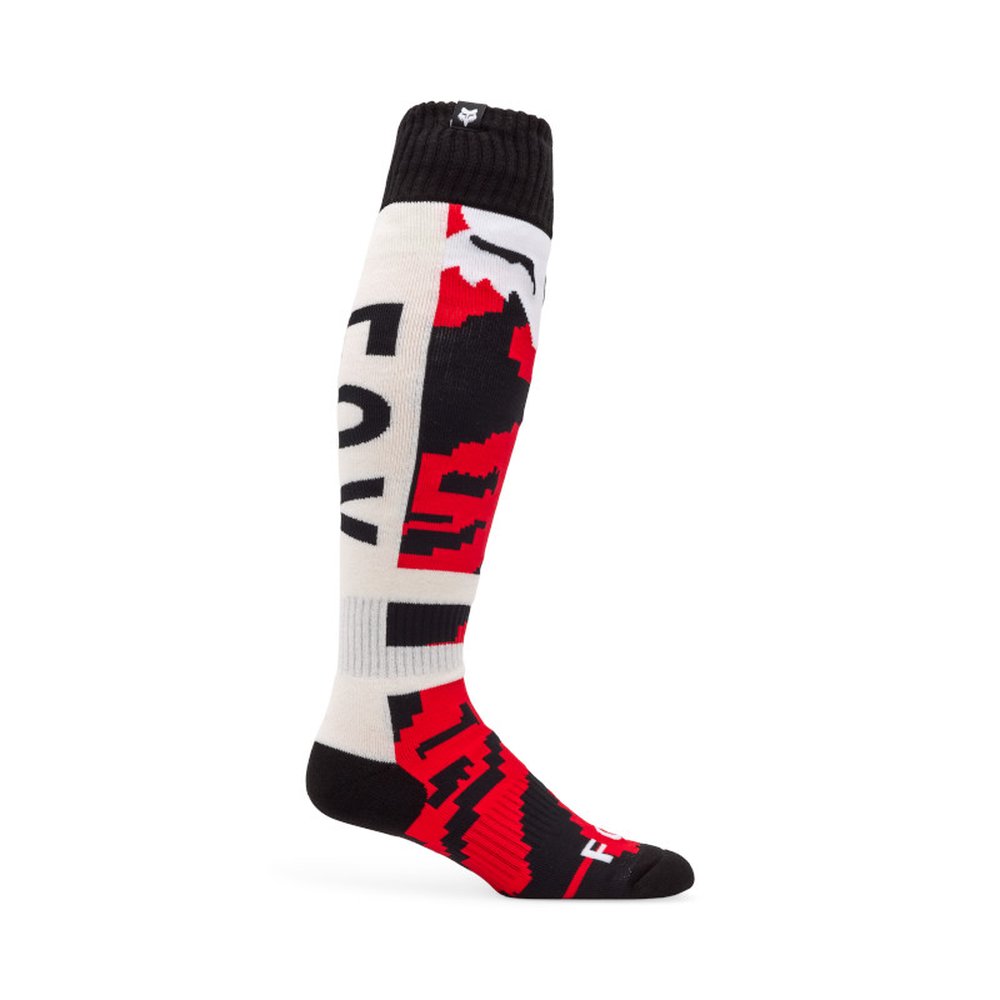 FOX 180 KAIROS SOCKEN Weiss/Neon Rot