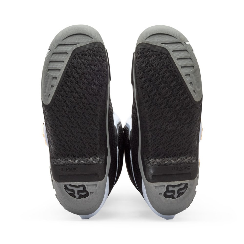 FOX INSTINCT BOOT Motocross Stiefel Weiss/Schwarz/Grau