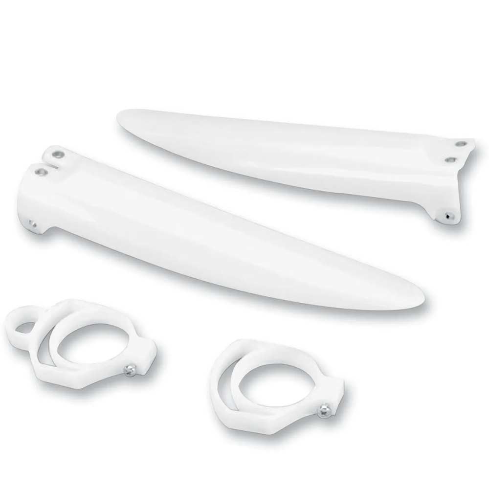 UFO KA03711#280 Gabelschützer für Kawasaki KX 85 1998-2013 weiss