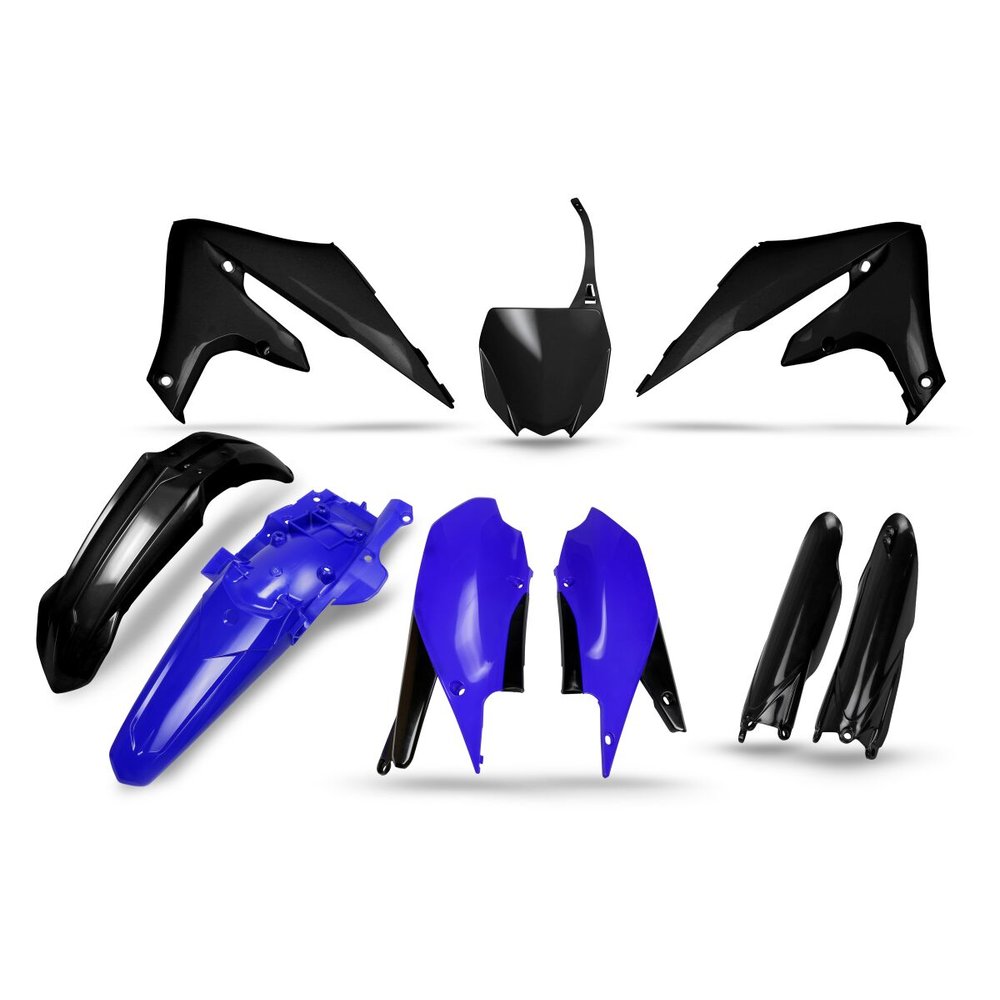 UFO Komplettes Karosserie-Kit Plastikteile Yamaha YZF18- schwarz blau UFO Komplettes Karosserie-Kit Plastikteile Yamaha YZF18- schwarz blau