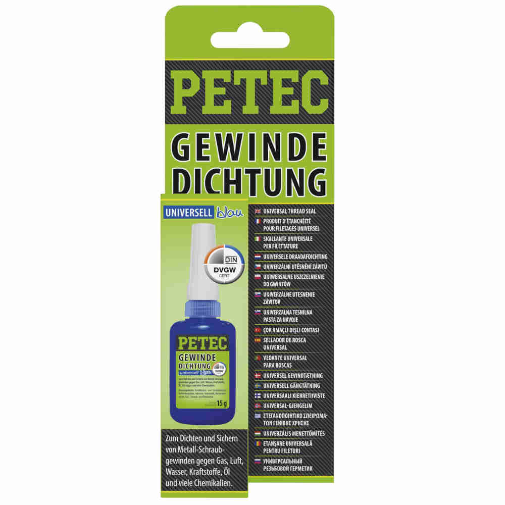 PETEC Gewindedichtung Kleber Schraubensicherung 15g