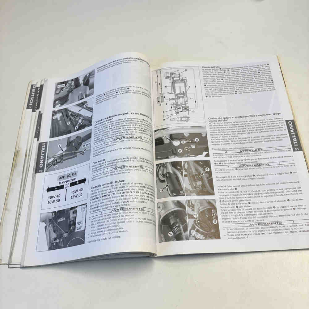 KTM 640 LC4 SMC 2002 321021 Motorrad-Handbuch gebraucht