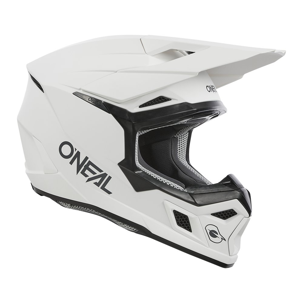 ONEAL 3SRS Solid Motocross Helm weiss