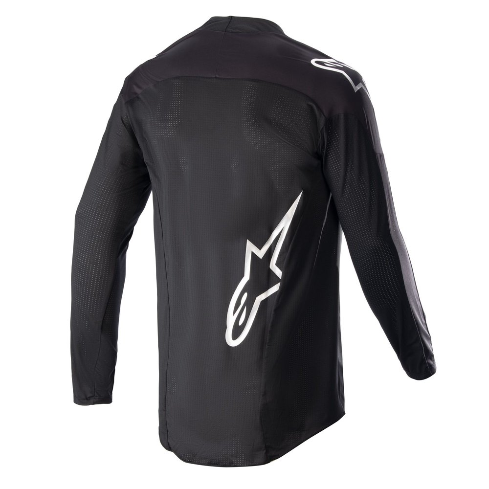 ALPINESTARS Techstar Arch MX MTB Jersey schwarz silber ALPINESTARS Techstar Arch MX MTB Jersey schwarz silber