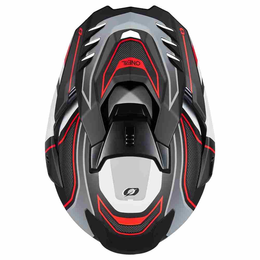 ONEAL D-SRS Square Enduro Motorrad Helm schwarz grau rot ONEAL D-SRS Square Enduro Motorrad Helm schwarz grau rot