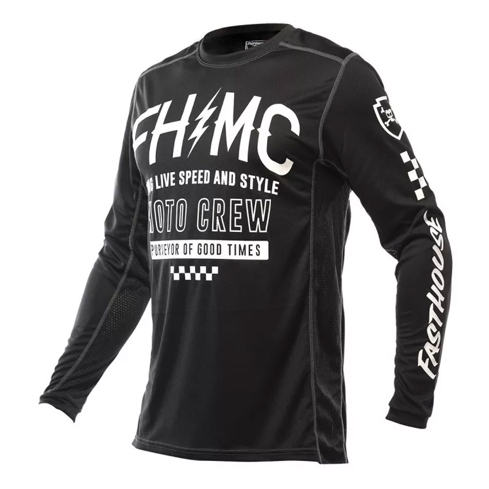 Heyberry MX-Cross Quad Motocross Shirt Jersey Trikot schwarz weiß orange M XXL 