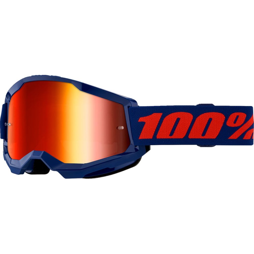 100% Strata 2 navy Brille rot verspiegelt 100% Strata 2 navy Brille rot verspiegelt