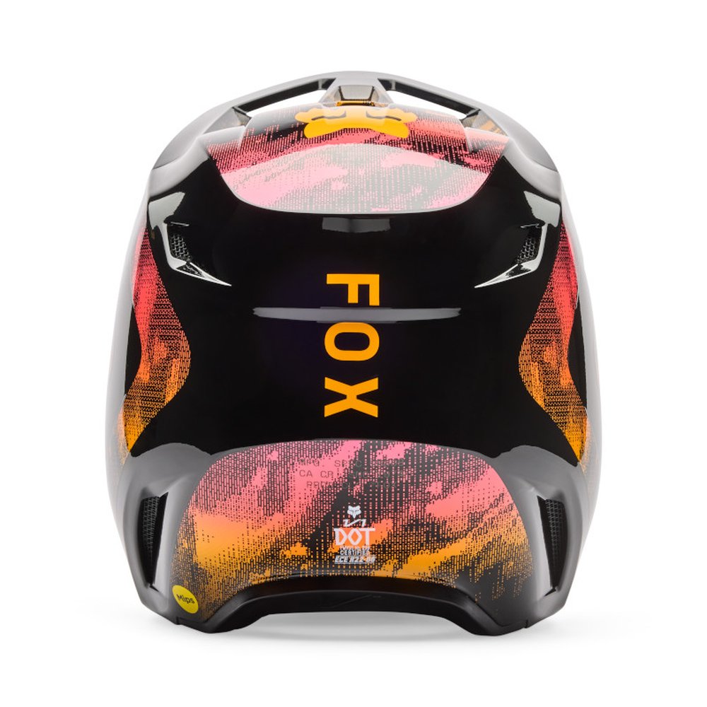 FOX V1 KAIROS Motocross Helm Tangerine