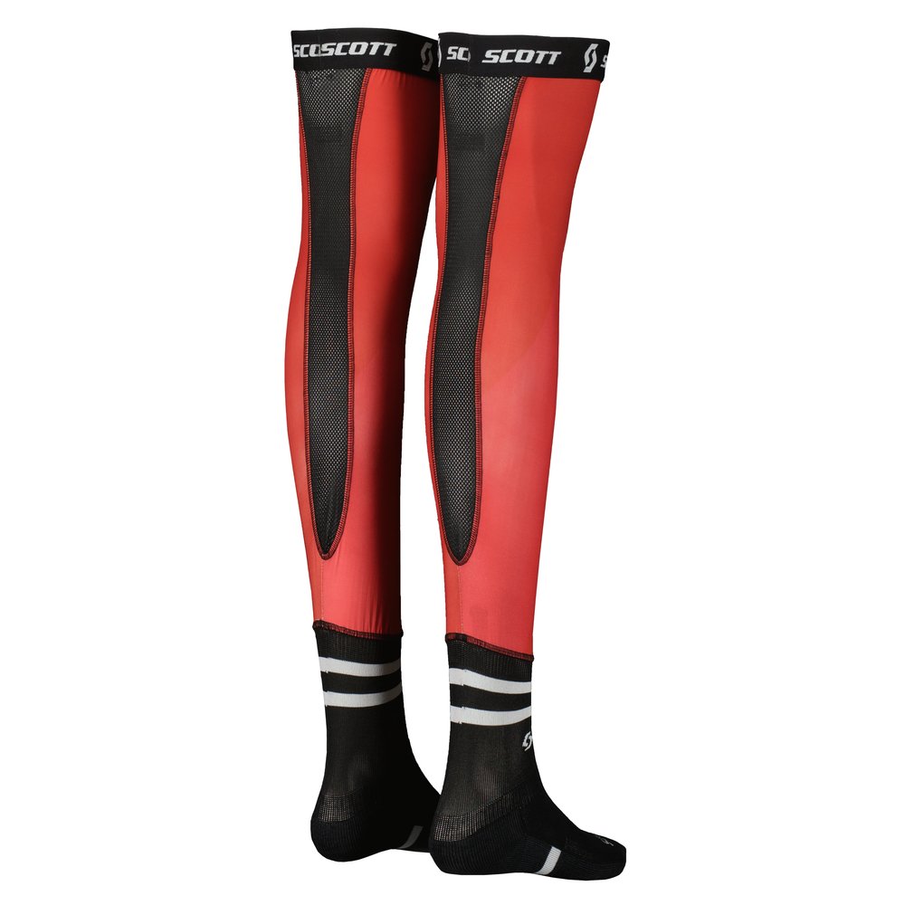 SCOTT Knee Brace Socken fiery rot