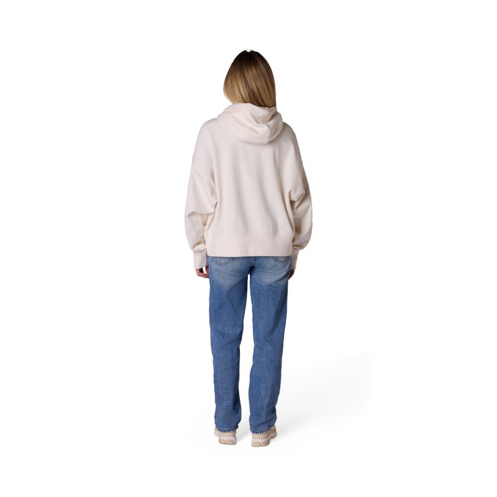 FOX W HONDA Fleece PO Hoodie Kapuzen Pullover für Frauen Off weiss