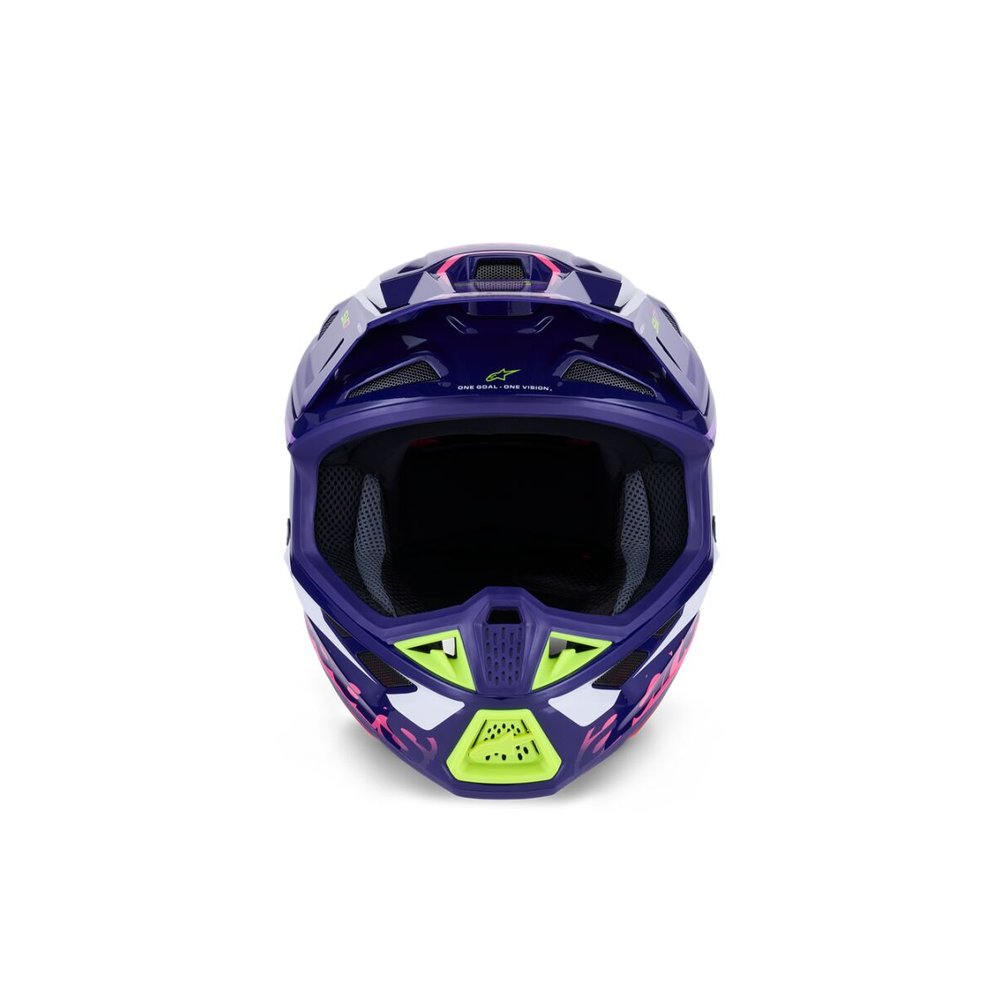 ALPINESTARS Supertech M7 Deed Motocross Helm lila/pink