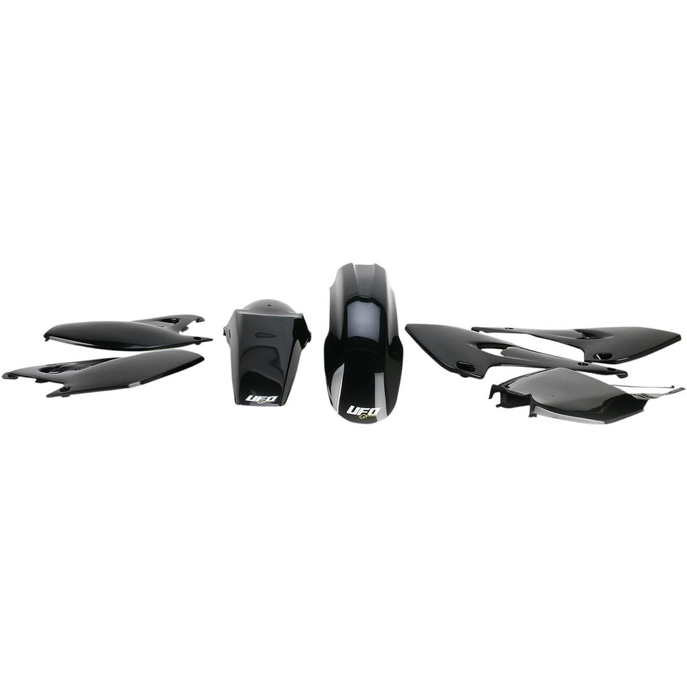 UFO Komplettes Karosserie-Kit Plastikteile Kawasaki KX125/250 05-08 schwarz