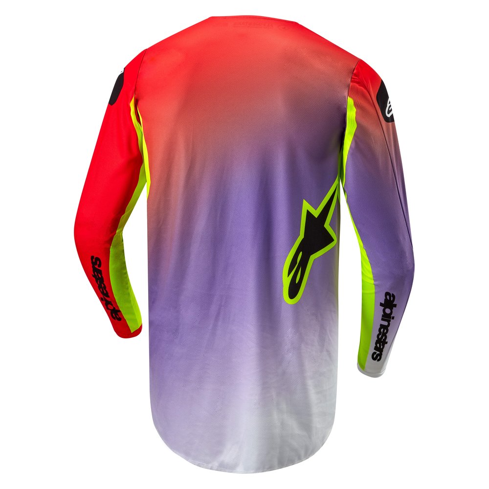 ALPINESTARS Fluid Luce Jersey weiss rot gelb ALPINESTARS Fluid Luce Jersey weiss rot gelb