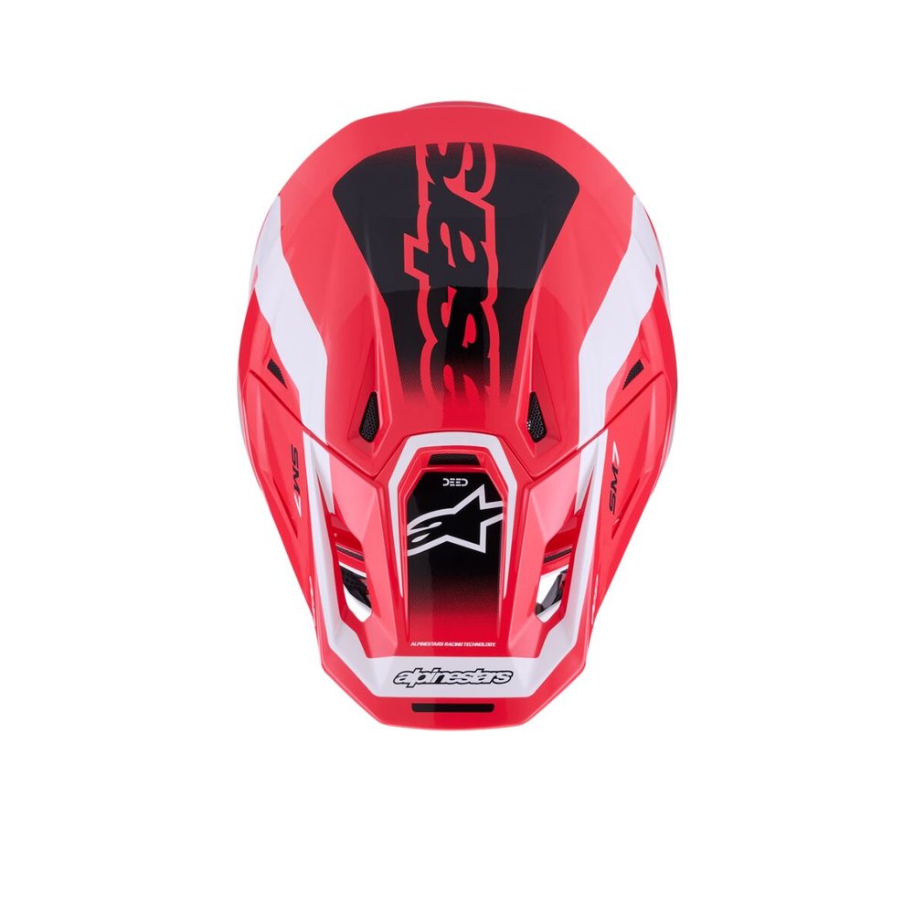 ALPINESTARS Supertech M7 Deed Motocross Helm rot/schwarz/weiss