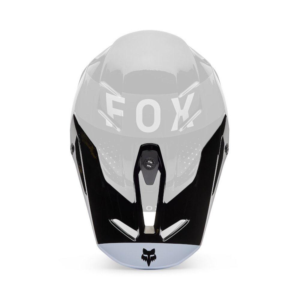 FOX V3 HELMET Helmschirm - TINE Schwarz
