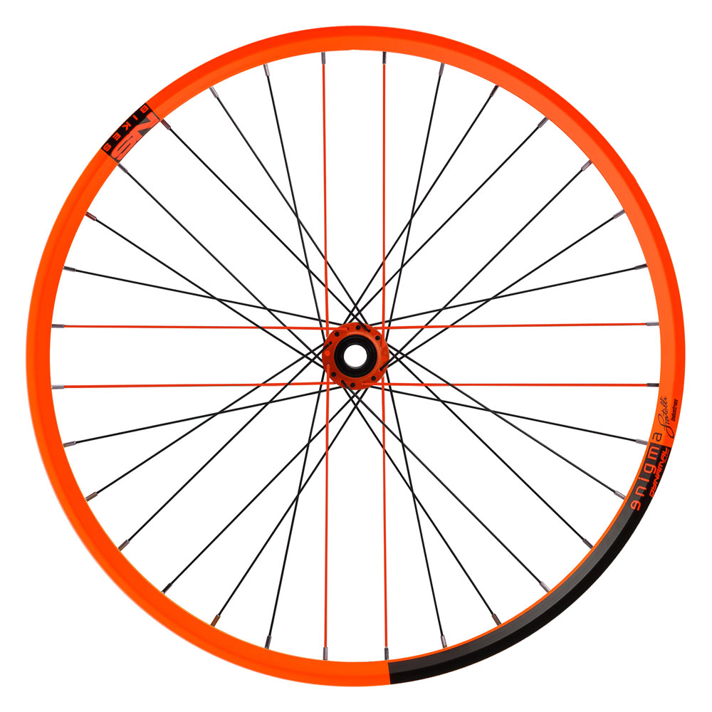 NS BIKES AR Enigma Dynamal 27.5" Hinterrad Laufrad mit Kasette 150/157x12 orange