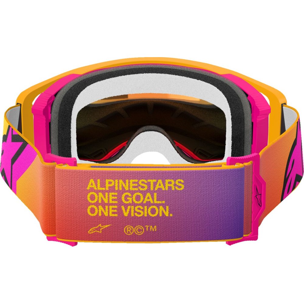 ALPINESTARS Supertech Corp Absolute Vision Brille gelb/pink rot verspiegelt