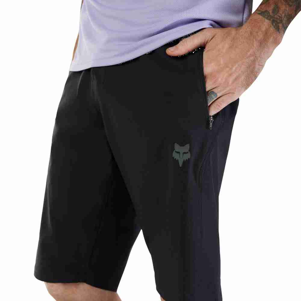 FOX RANGER SHORT W/LINER kurze MTB Hose Schwarz