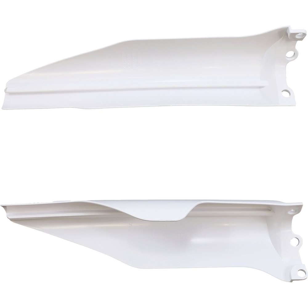 POLISPORT Gabelabdeckungen Kawasaki KX KXF weiss