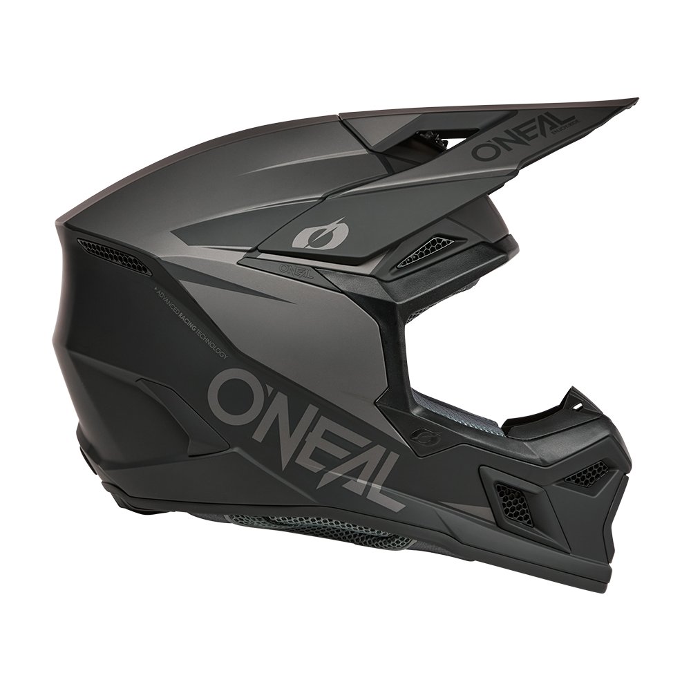 ONEAL 3SRS Motocross Helm Solid schwarz/grau