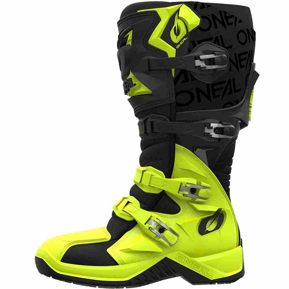ONEAL RMX PRO Boot Motocross Stiefel schwarz neon gelb