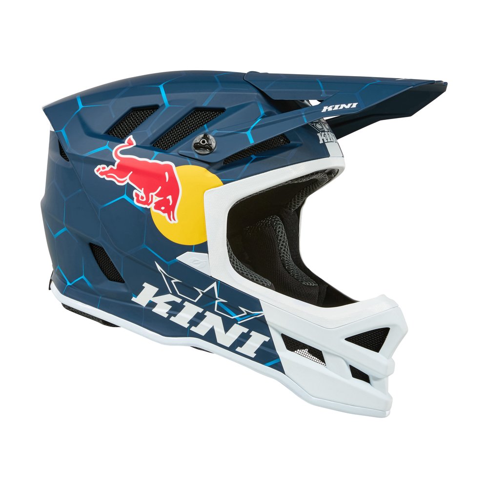 KINI RED BULL DHC MTB Helm 1.0 blau/weiss KINI RED BULL DHC MTB Helm 1.0 blau/weiss