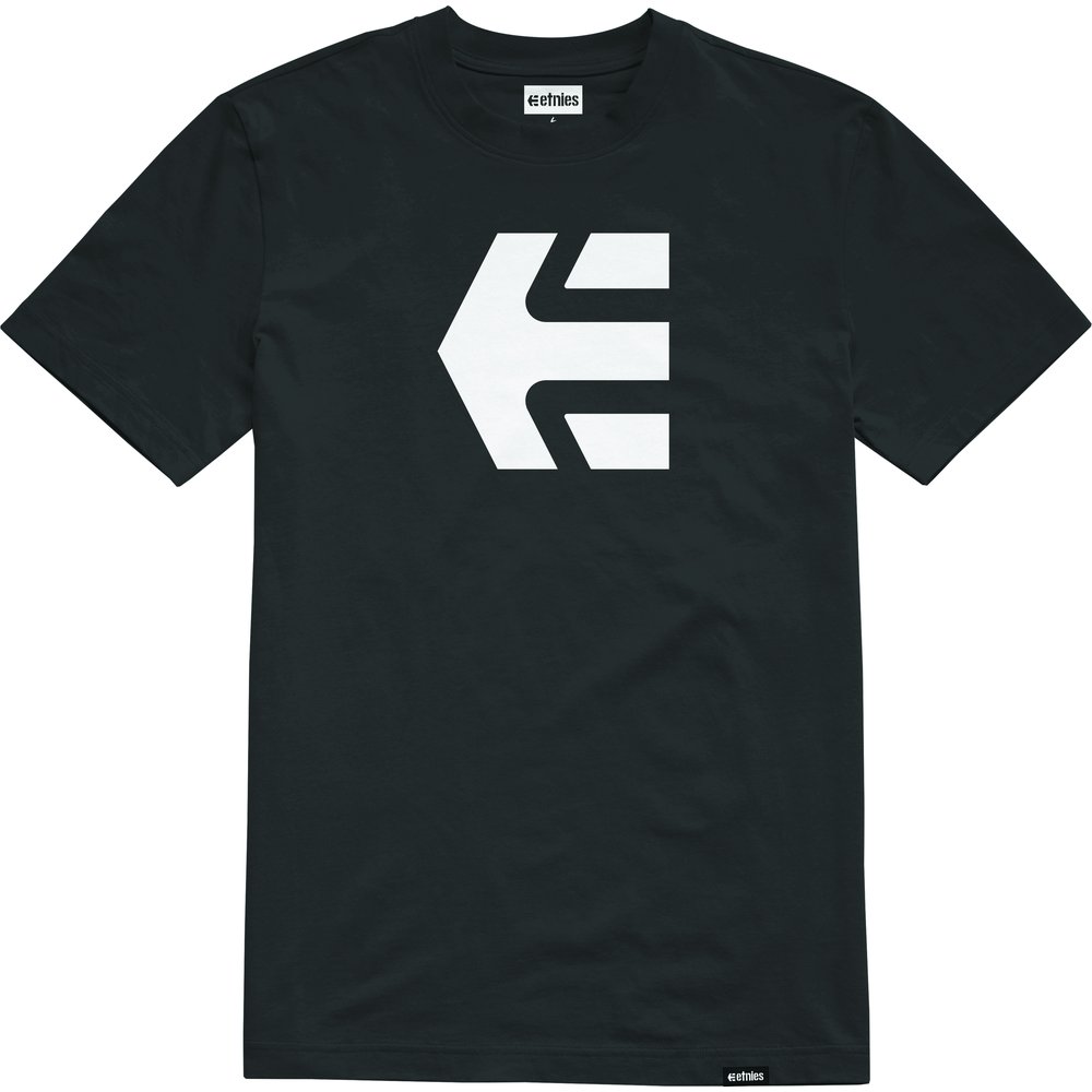 ETNIES Icon Tee T-Shirt schwarz weiss ETNIES Icon Tee T-Shirt schwarz weiss