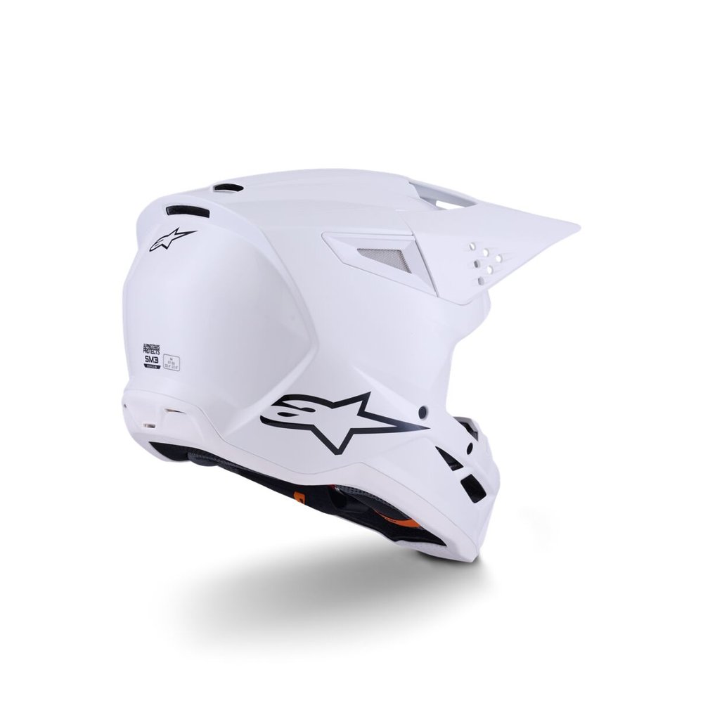 ALPINESTARS Supertech M3 Motocross Helm weiss-glossy