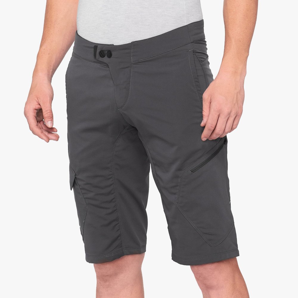 100% Ridecamp MTB Shorts grau