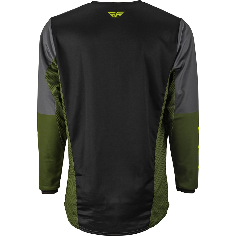 FLY Kinetic Jet Jersey schwarz oliv gelb