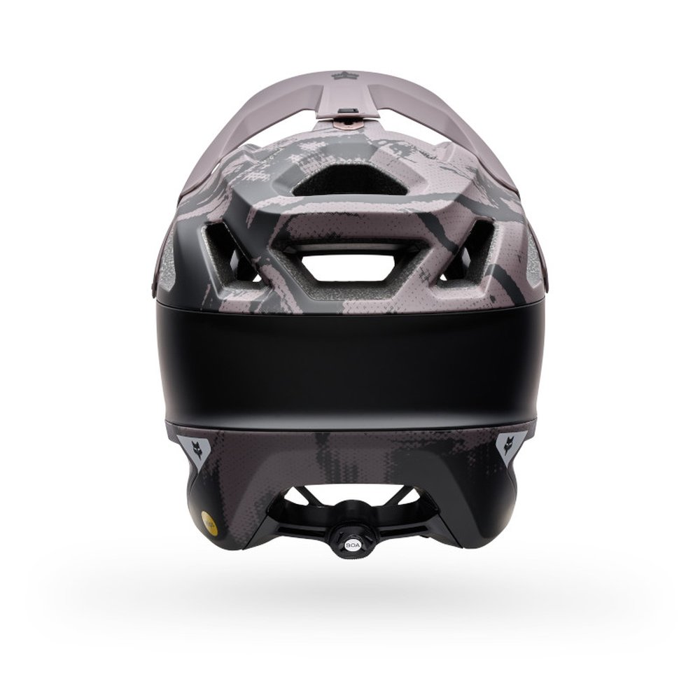 FOX DROPFRAME PRO FLOW CE Halbschale MTB Helm Dark Purple