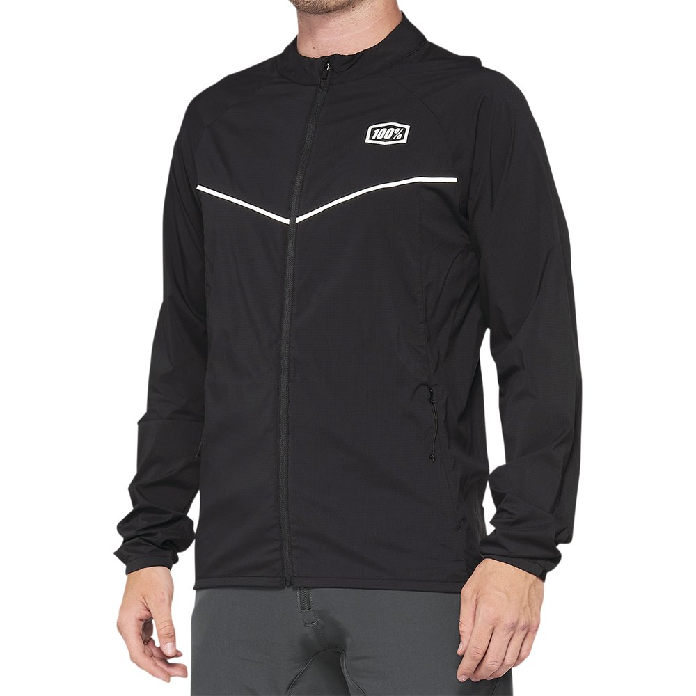 100% Windbreaker Corridor Jacke schwarz 100% Windbreaker Corridor Jacke schwarz