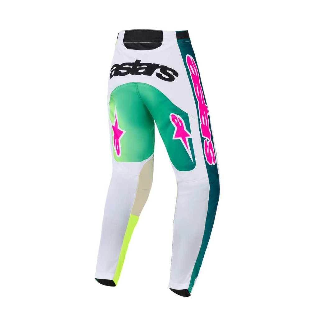 ALPINESTARS Racer Portl Motocross Hose grün/weiss/schwarz