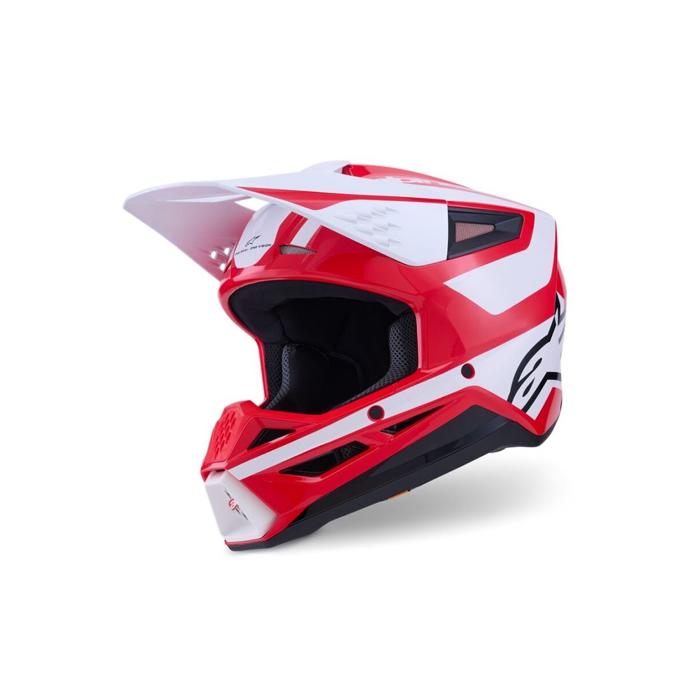 ALPINESTARS Supertech M3 Heat Motocross Helm rot/weiss/schwarz ALPINESTARS Supertech M3 Heat Motocross Helm rot/weiss/schwarz