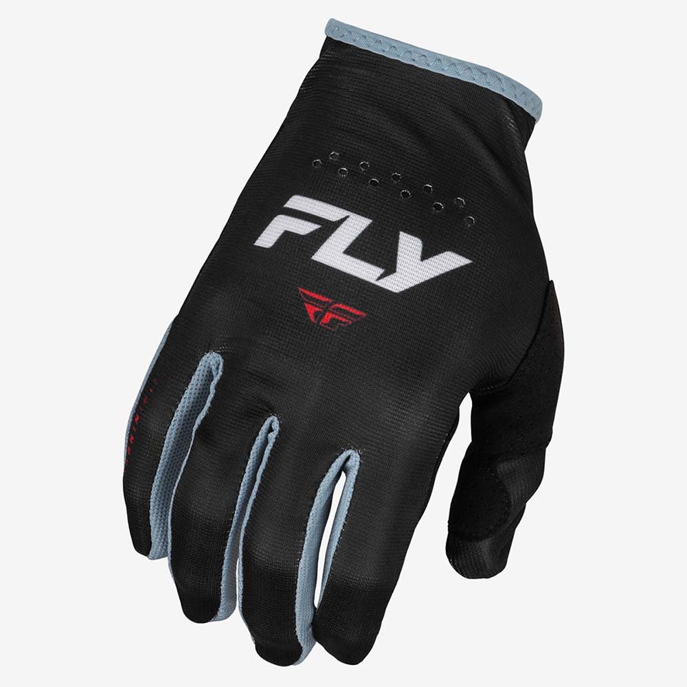 FLY Lite Handschuhe schwarz weiss rot