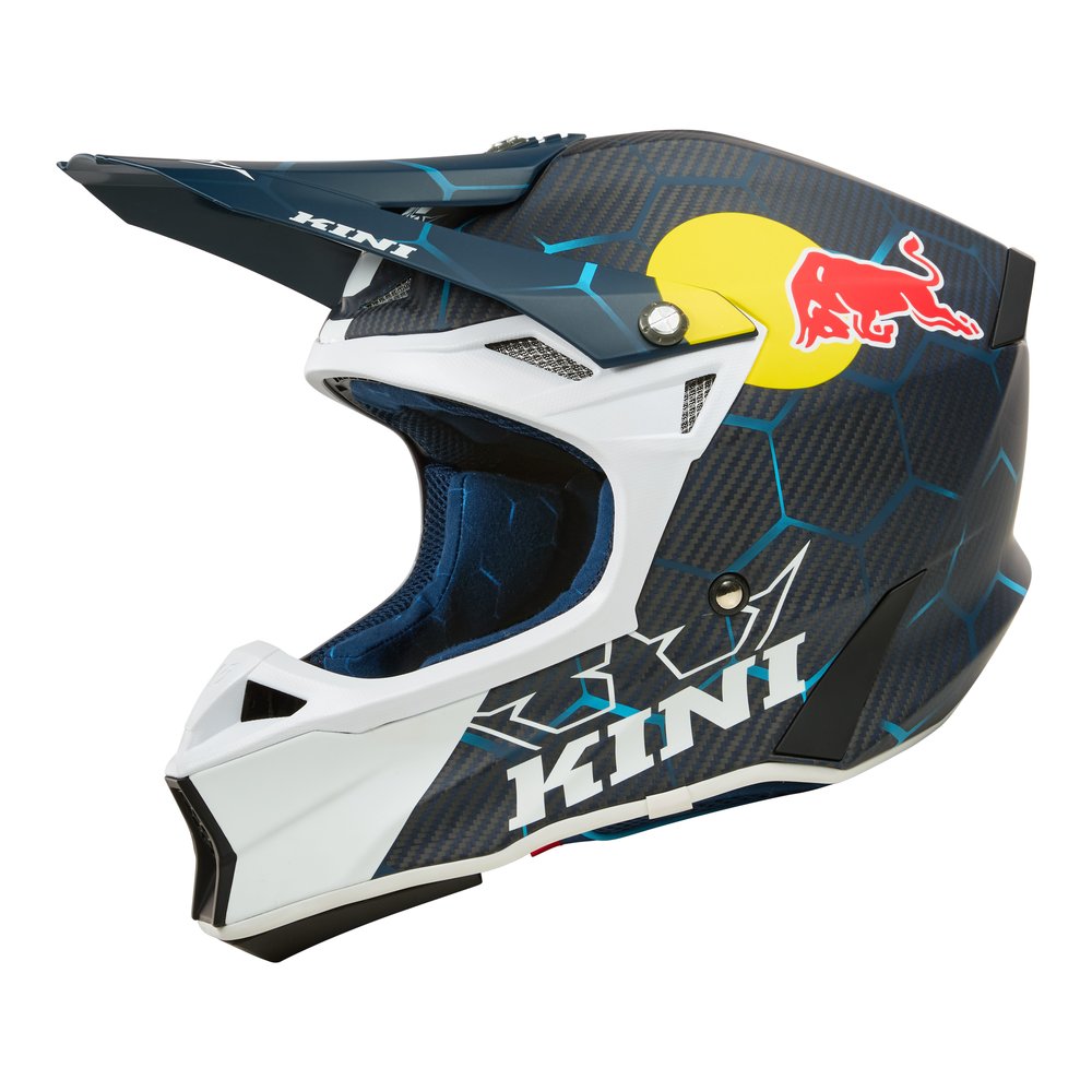 KINI RED BULL MXC2 Motocross Helm 2.0 blau/weiss