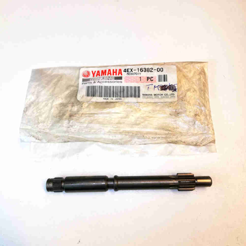 YAMAHA OEM 4EX-16382-10-00 Axle Push Lever Genuine  Welle Originalteil