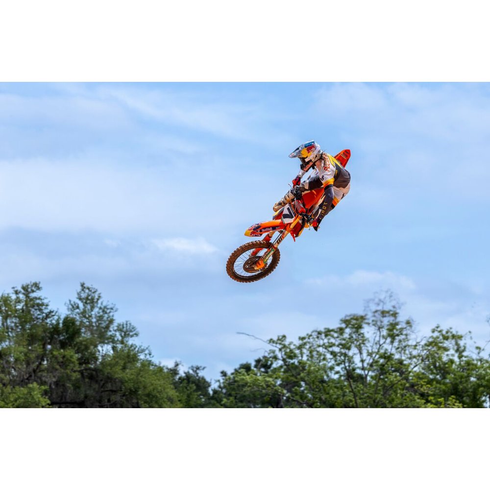 THOR Sportmode League Motocross Hose grau/gelb/weiss/orange