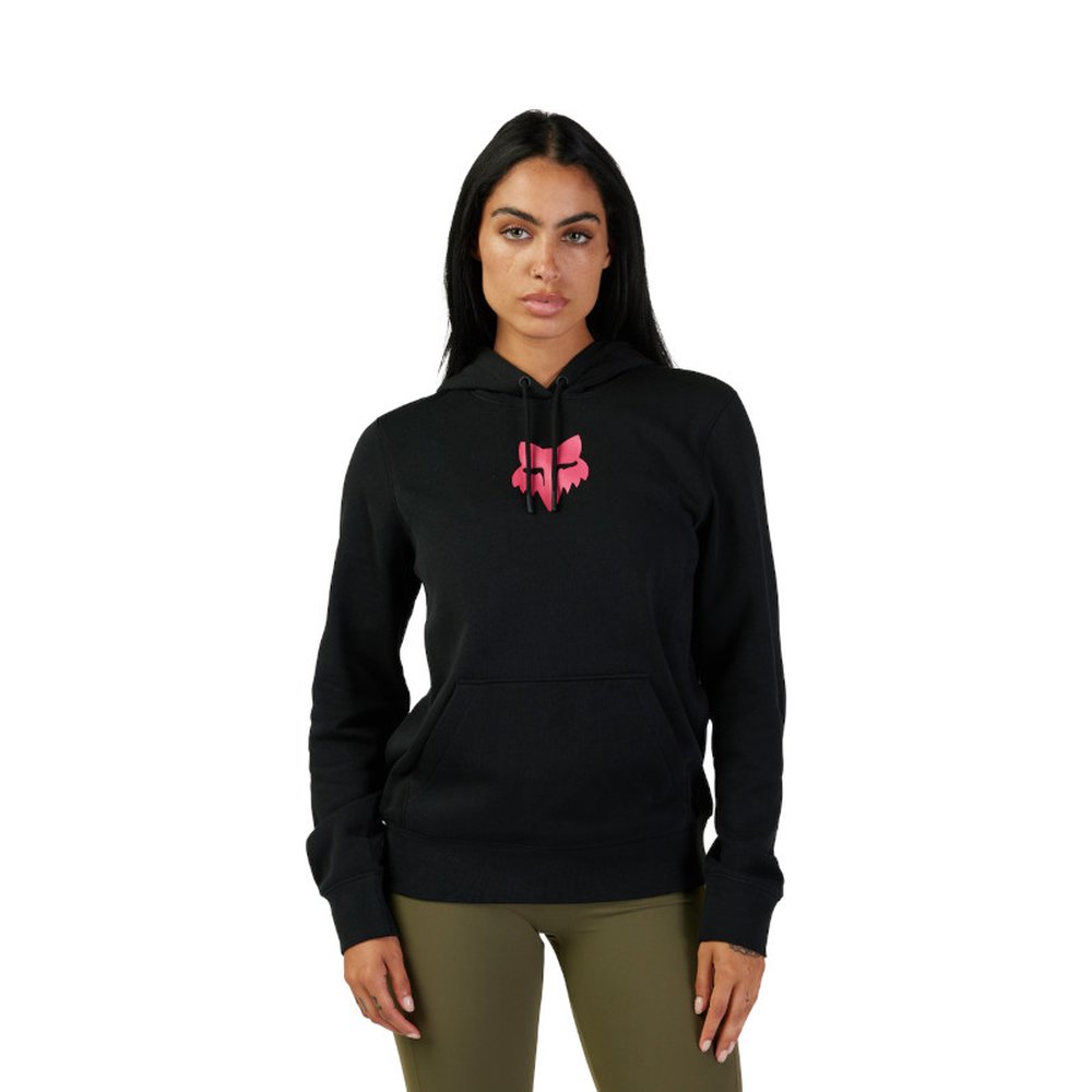 FOX W FOX HEAD FLEECE PO Hoodie für Frauen Schwarz/Pink