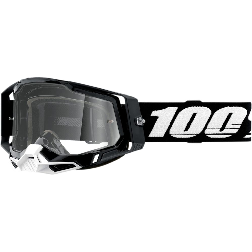 100% Racecraft 2 MX MTB Brille schwarz klar