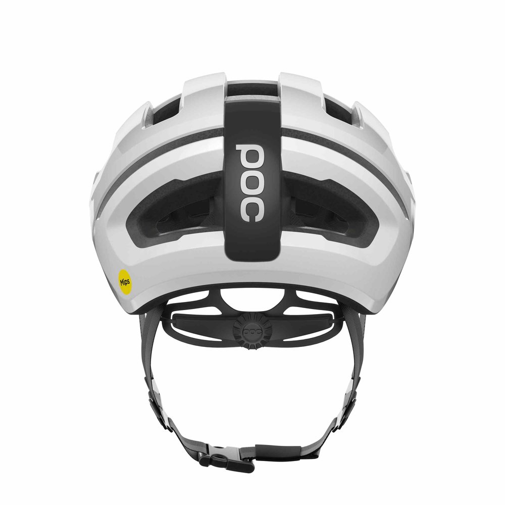 POC Omne Air MIPS Gravel Helm Hydrogen White/Uranium Black Matt w. Logo