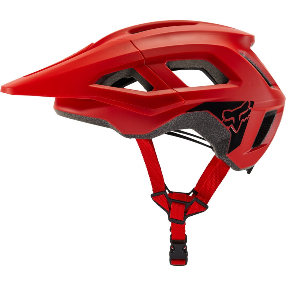 FOX MAINFRAME HELMET TRVRS MTB Helm Neon Rot