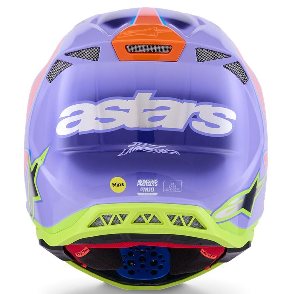 ALPINESTARS Supertech M10 Jett Lawrence Motocross Helm lila/pink ALPINESTARS Supertech M10 Jett Lawrence Motocross Helm lila/pink