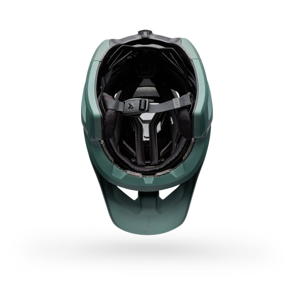 FOX DROPFRAME PRO GRID CE Halbschale MTB Helm Sage