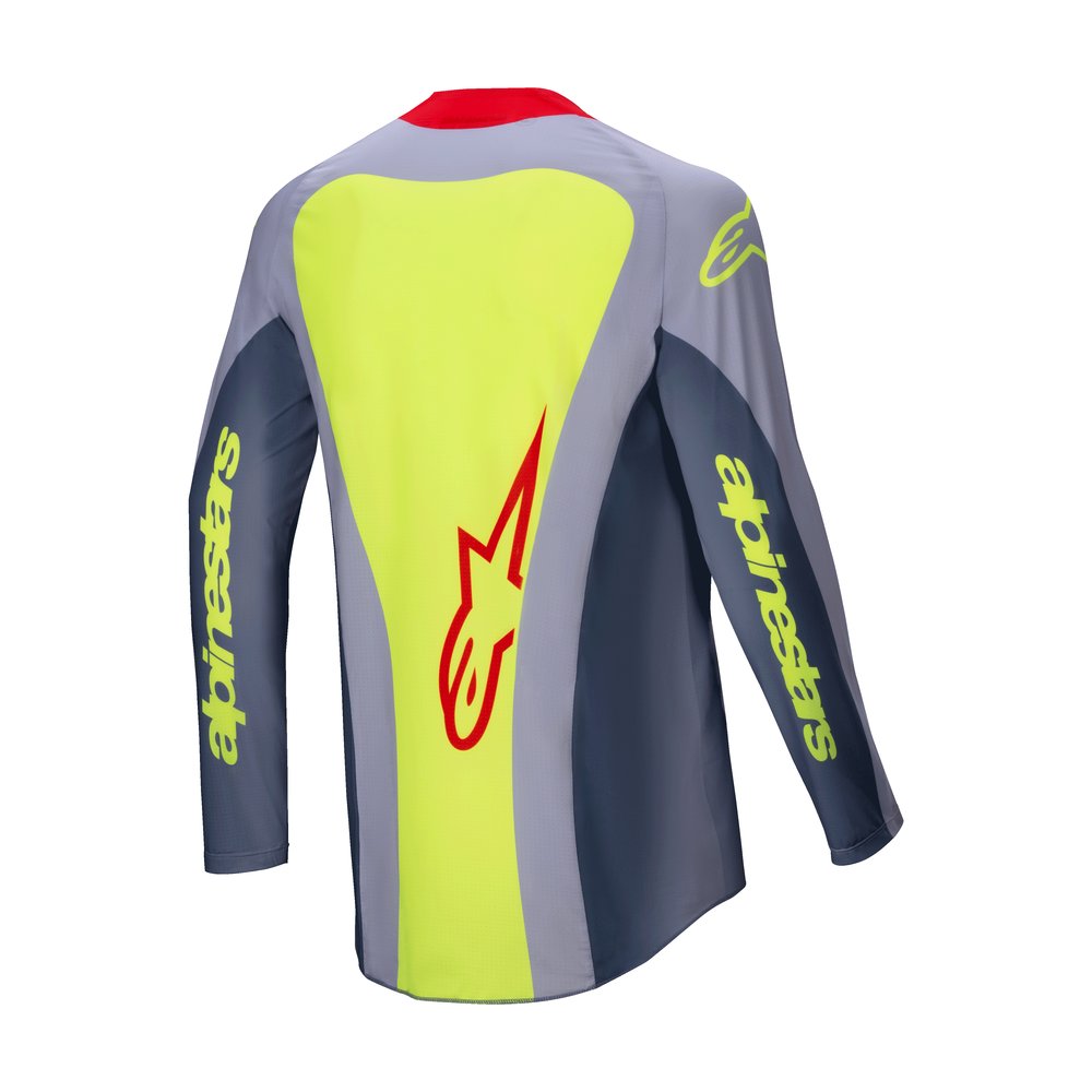 ALPINESTARS Techstar Melt Jersey rot grau ALPINESTARS Techstar Melt Jersey rot grau