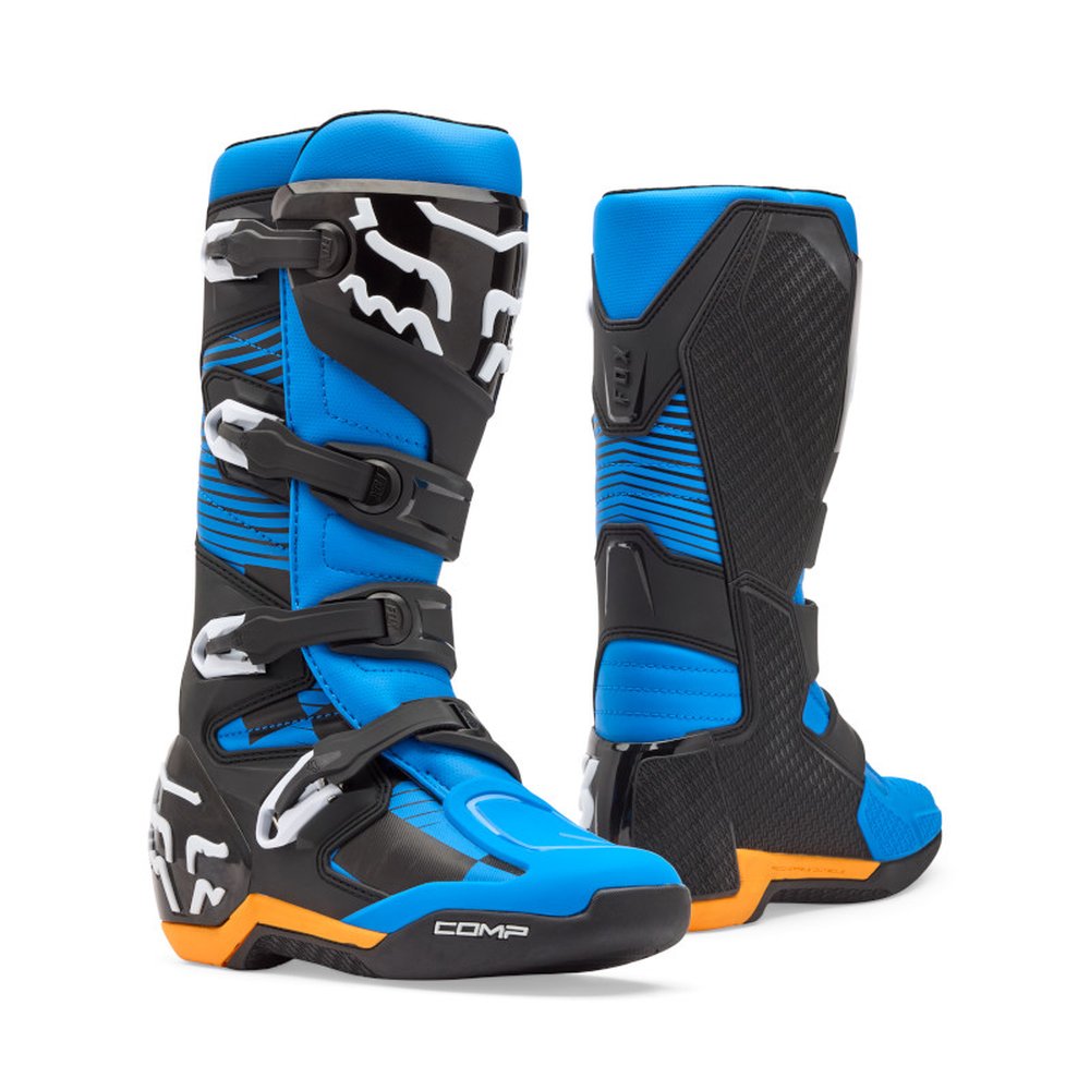FOX COMP BOOT Motocross Stiefel Blau