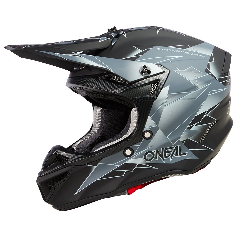 ONEAL 5 SRS Polyacrylite Motocross Helm Surge V.23 schwarz grau